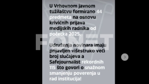 Više napada na novinare